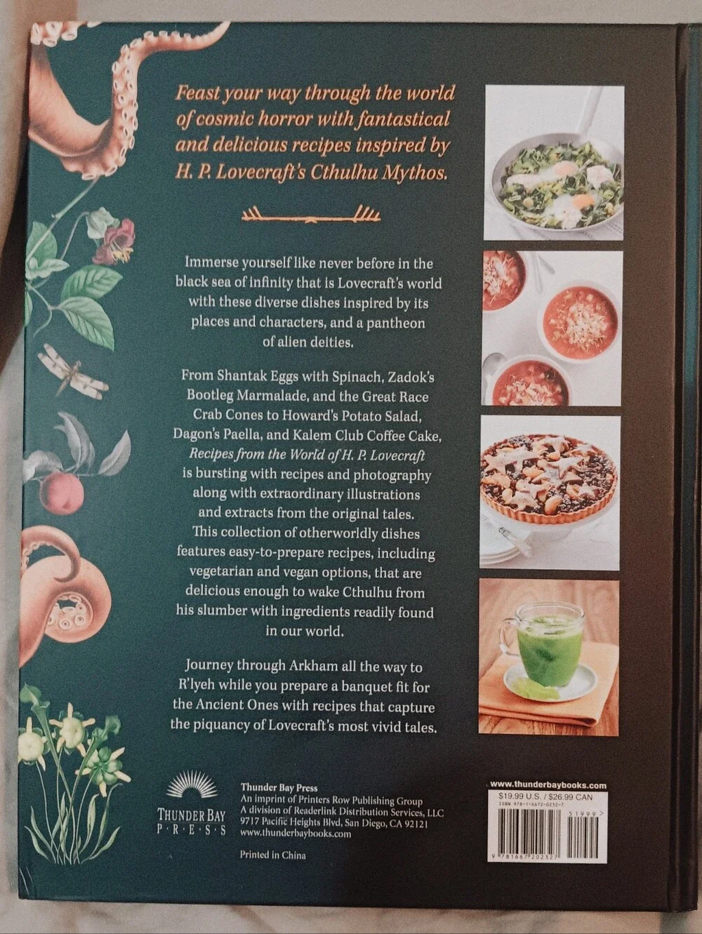 Recipes from the World of H.P. Lovecraft HC 2023 by Olivia Luna Eldritch
